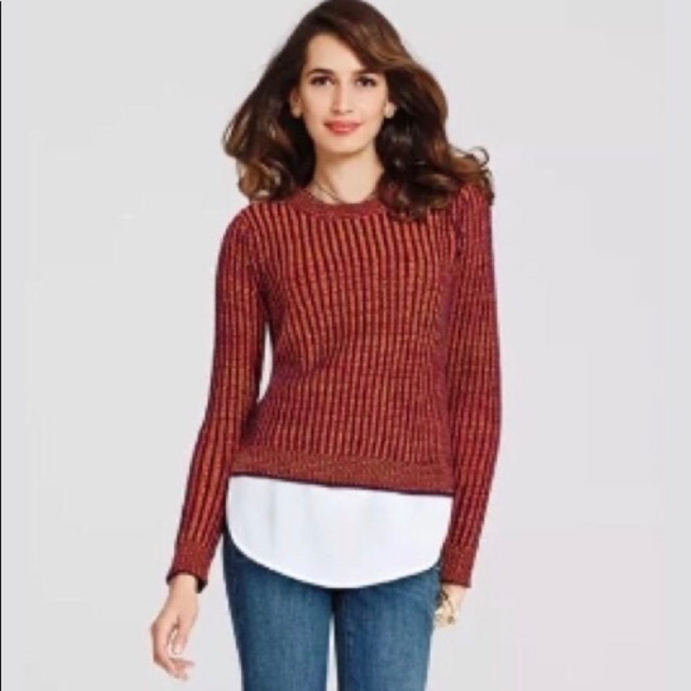 CAbi Melange Lava Pullover Sweater #891